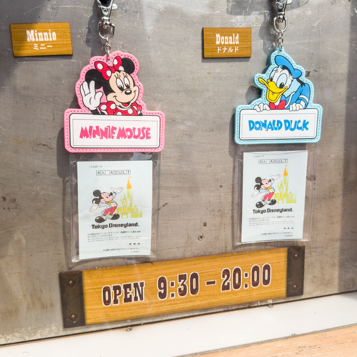 ミッキー、ミニー、ドナルドデザイン！東京ディズニーランド