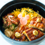 鰻の冷やしうどん