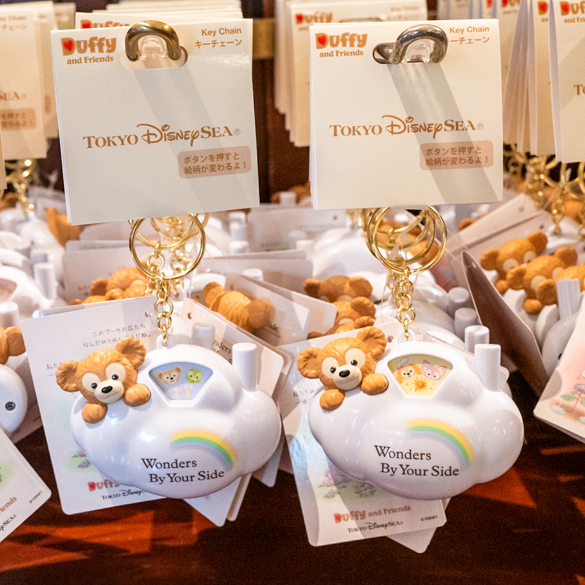 東京ディズニーシー「ダッフィー＆フレンズのワンダーズ・バイ・ユア・サイド」グッズ　キーチェーン