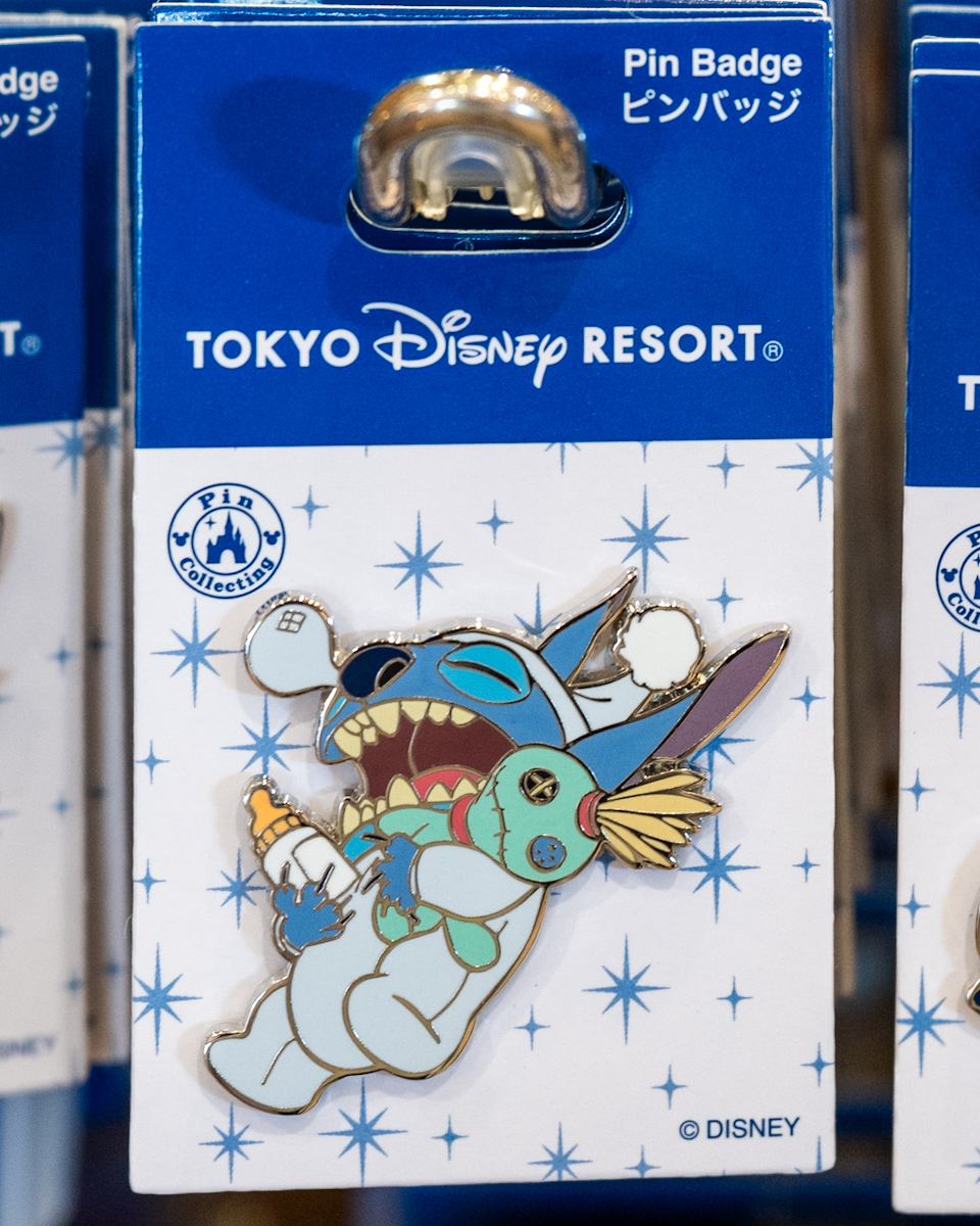 スティッチ、スクランプピンバッジ