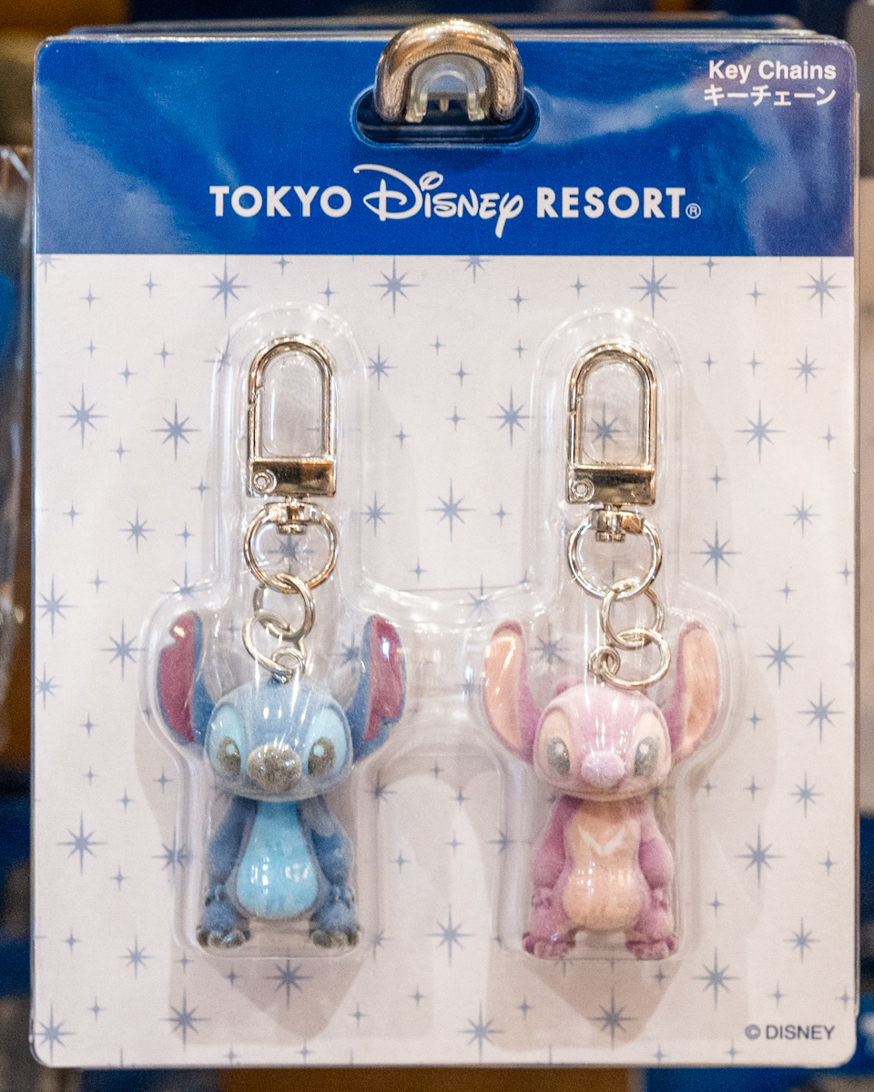 スティッチ＆エンジェルキーチェーンセット