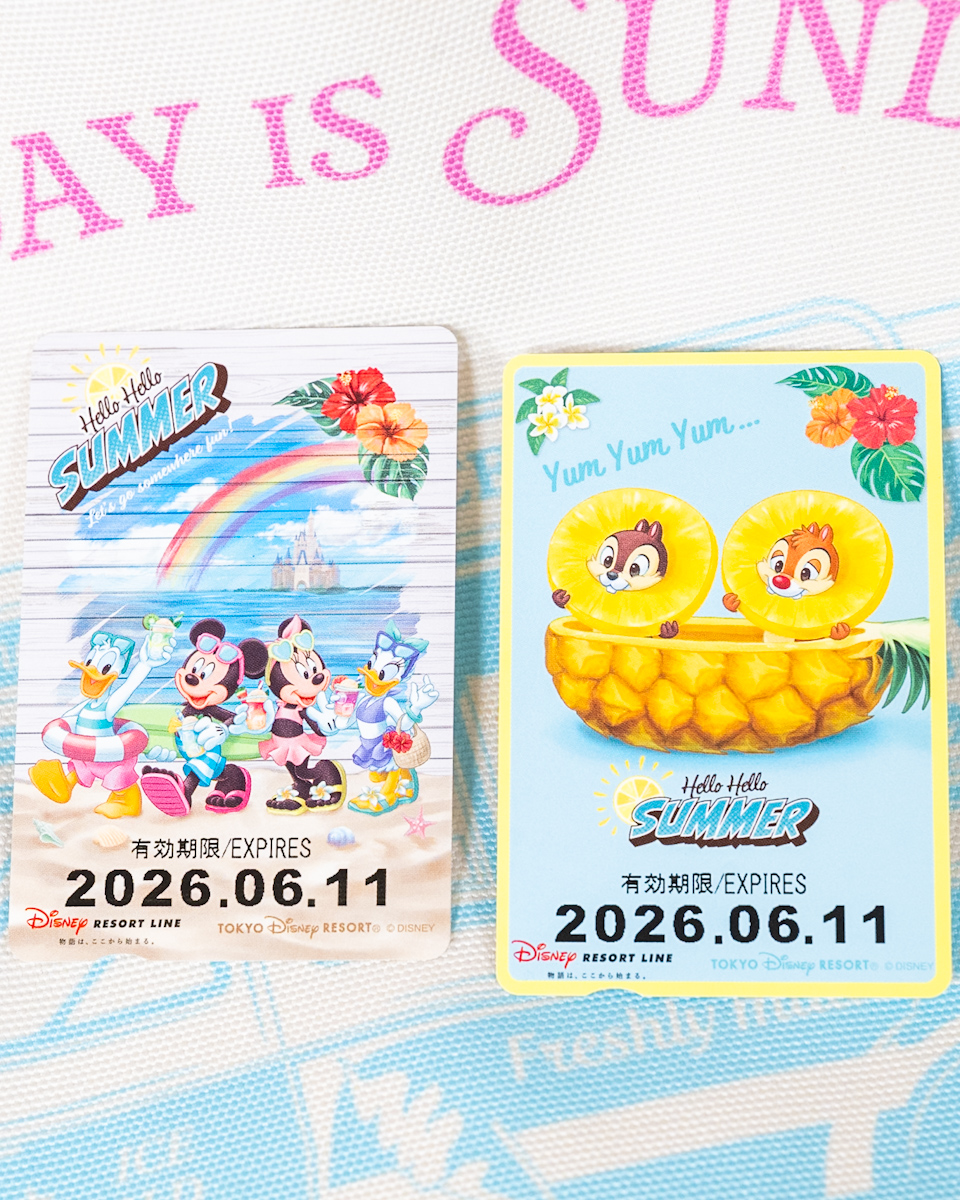 ディズニーリゾートライン 「Hello Hello Summer」デザインのフリーきっぷ1