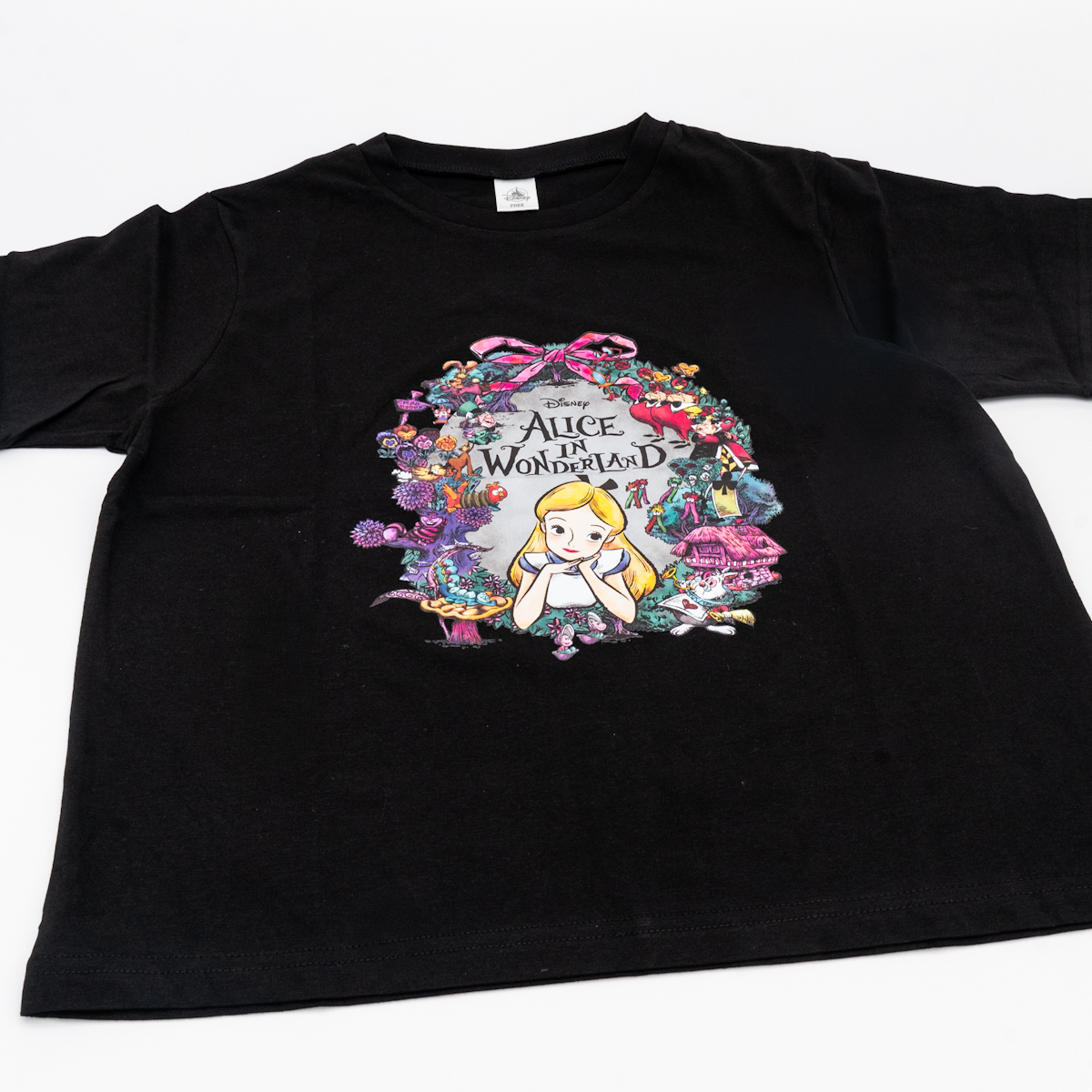ふしぎの国のアリス 半袖Tシャツ DISNEY ALICE IN WONDERLAND 75TH ANNIVERSARY