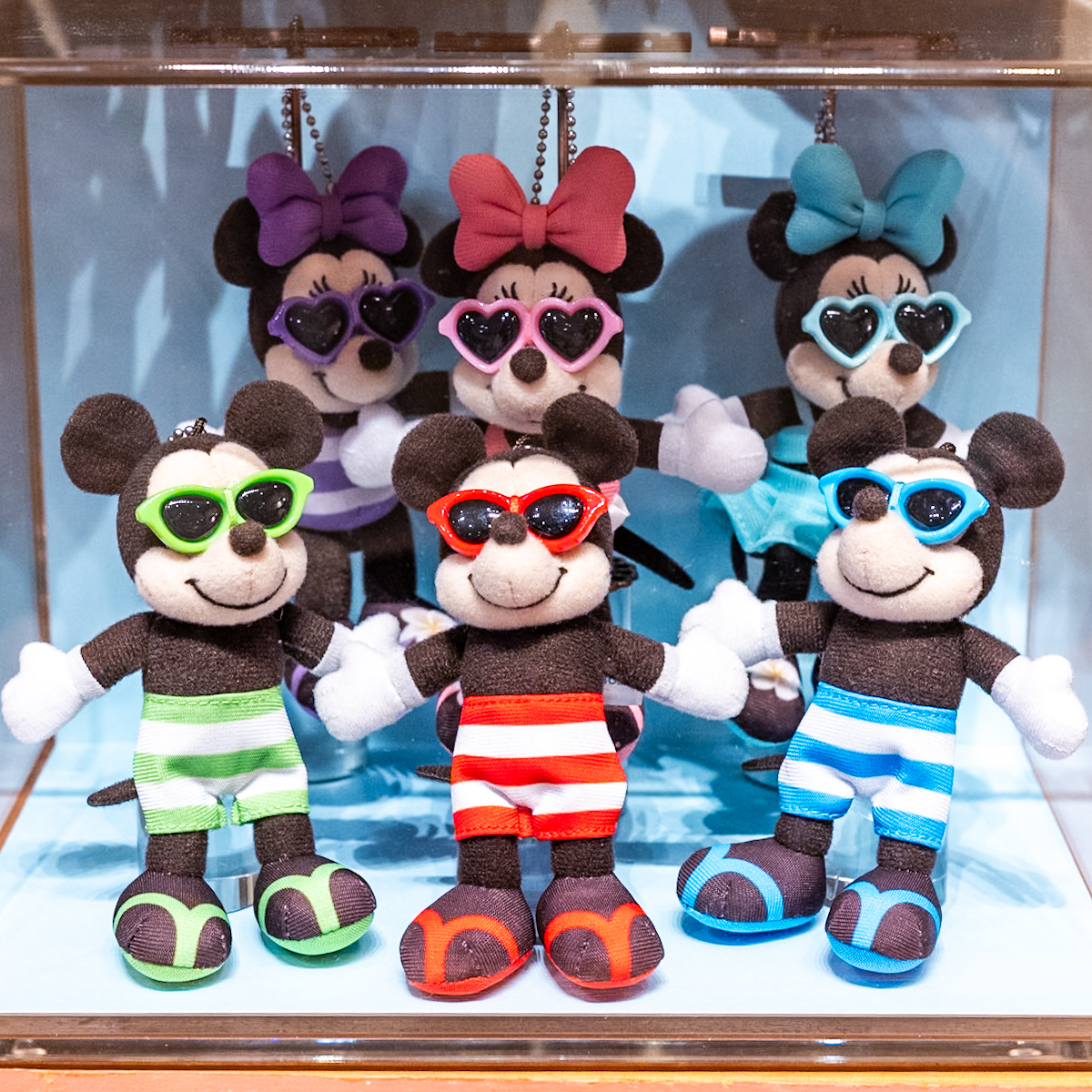 ミッキー、ミニーぬいぐるみチャーム　ランダム