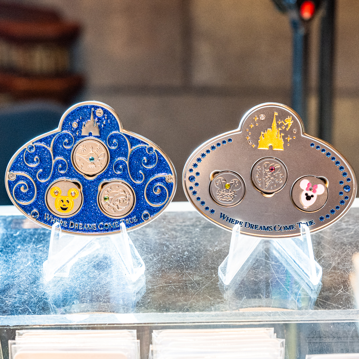 東京ディズニーランド「ガラスの靴」ネームタグデザインミラーセットお土産
