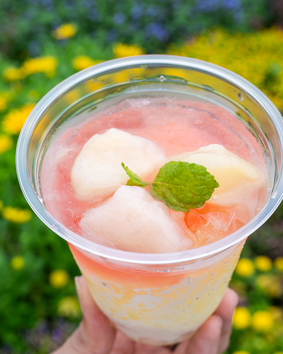 東京ディズニーシー「ザンビーニ・ブラザーズ・リストランテ」ピーチ&レモンのグラニータ2