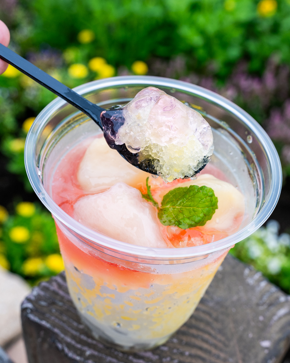 東京ディズニーシー「ザンビーニ・ブラザーズ・リストランテ」ピーチ&レモンのグラニータ4