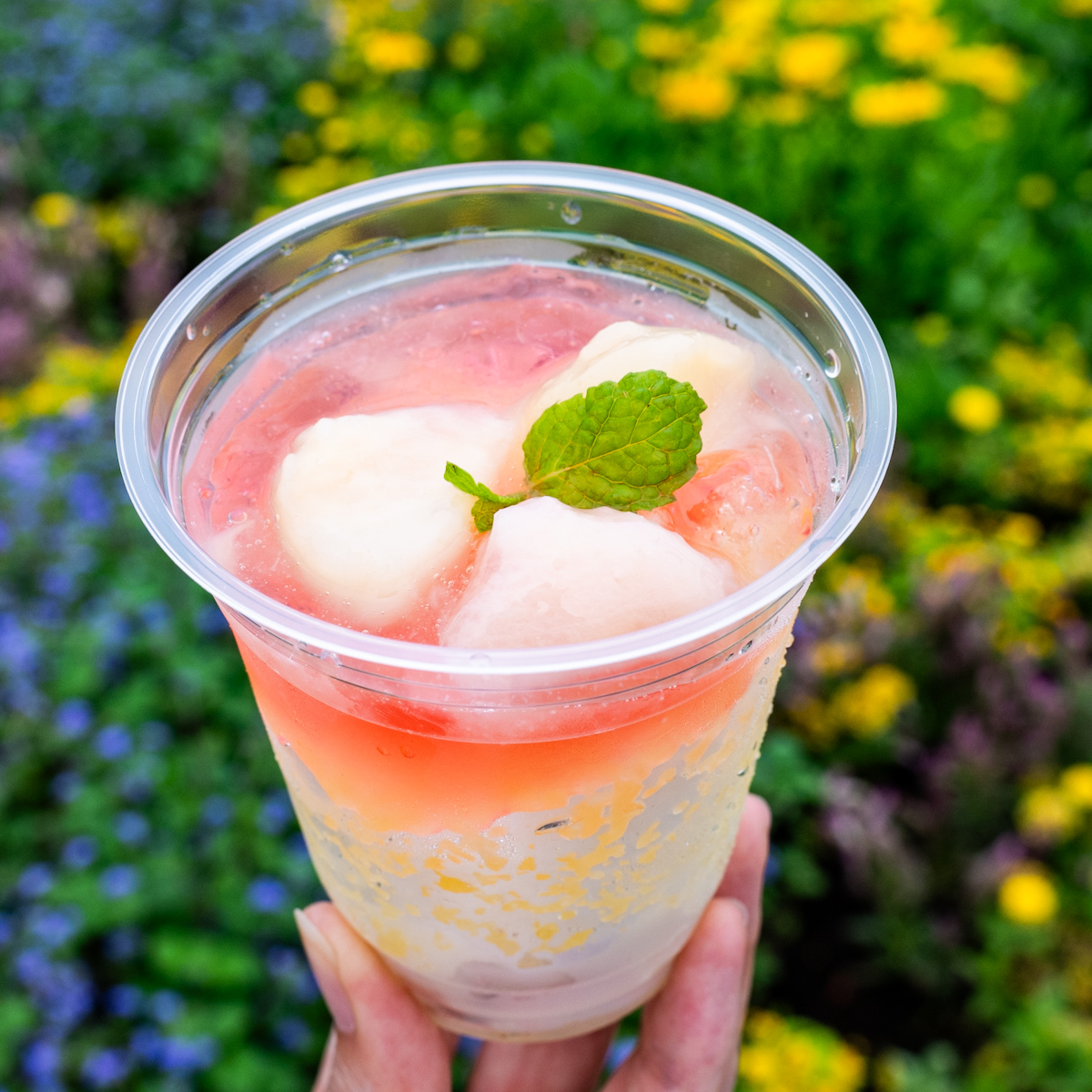 東京ディズニーシー「ザンビーニ・ブラザーズ・リストランテ」ピーチ&レモンのグラニータ5