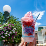 東京ディズニーランド「アイスクリームコーン」シェイブアイスサンデー（ストロベリー）