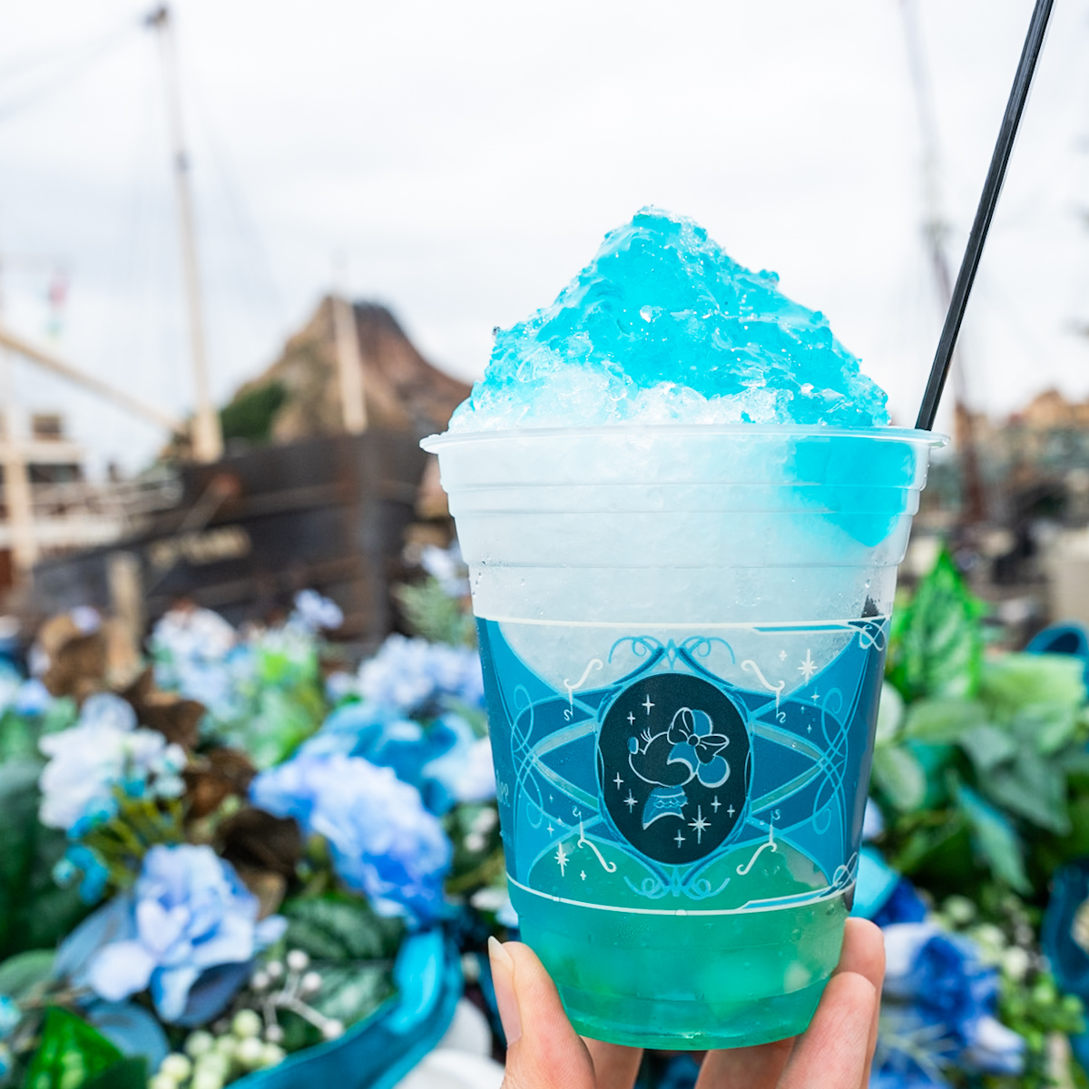 東京ディズニーシー25周年"スパークリング・ジュビリー"「シェイブアイス(レモン、アップル、ピーチ)」