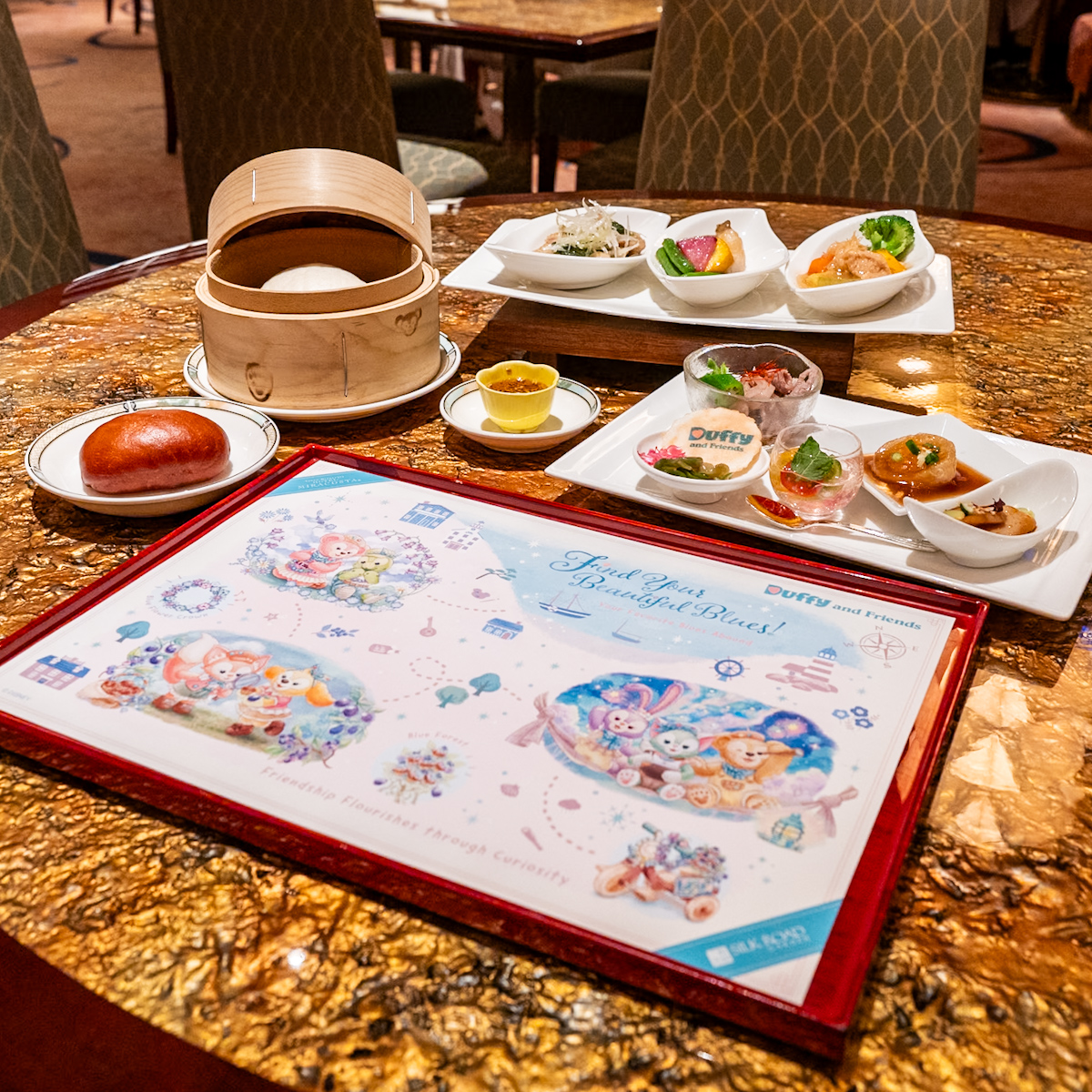 シルクロードガーデン“ダッフィー＆フレンズのファインド・ユア・ビューティフル・ブルー！”カントニーズランチ
